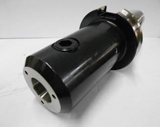 V-Flange/CAT50 End Mill Holder with External Sealed Coolant-Through (Inches)